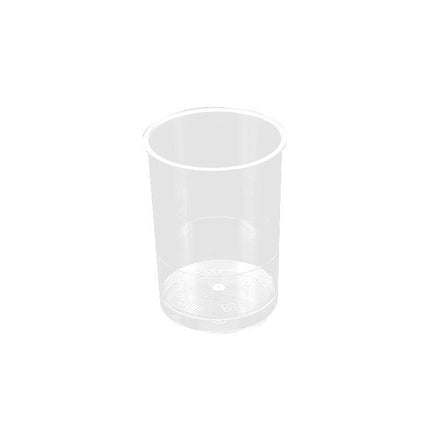 40-50 Pcs Mousse Cake Dessert Cups Clear Plastic Sample Drink Wine Jelly Tumbler - 40PCS-Round-60*80MM