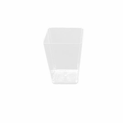 40-50 Pcs Mousse Cake Dessert Cups Clear Plastic Sample Drink Wine Jelly Tumbler - 40PCS-Round-60*80MM
