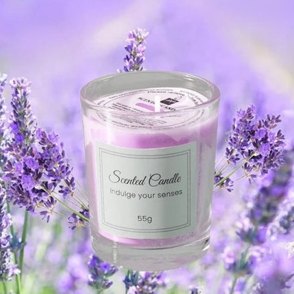4Pcs Aroma Candles Smokeless Glass Scented Candles Gift Set for Relaxation