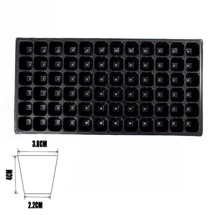 12PCS 72 Cell Seedling Trays Nursery Propagation Inserts for Plant Starter Growing