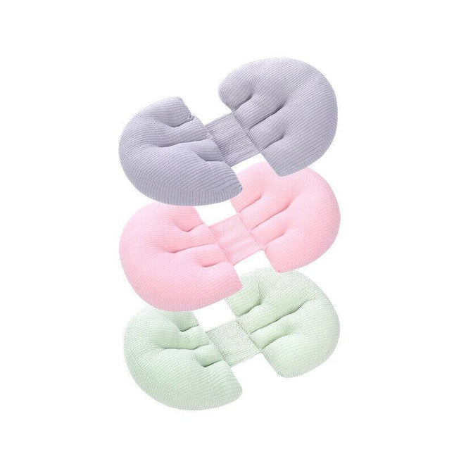 Adjustable Maternity Nursing Pillow Support Cushion for Pregnancy Sleep - Green