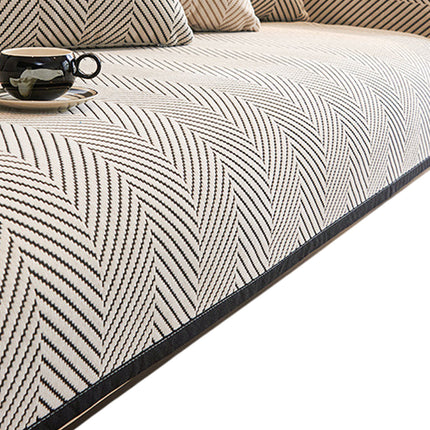 Sofa Cushion Cover Modern Non Slip Couch Protector Furniture Seat Slipcover Pad - 70x210cm