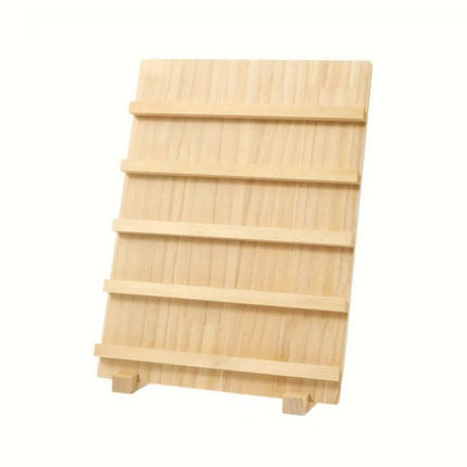 Wooden Earrings Display Rack Multi Tier Jewelry Stand Organizer Earrings Holder - 3-Tier