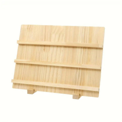 Wooden Earrings Display Rack Multi Tier Jewelry Stand Organizer Earrings Holder - 3-Tier