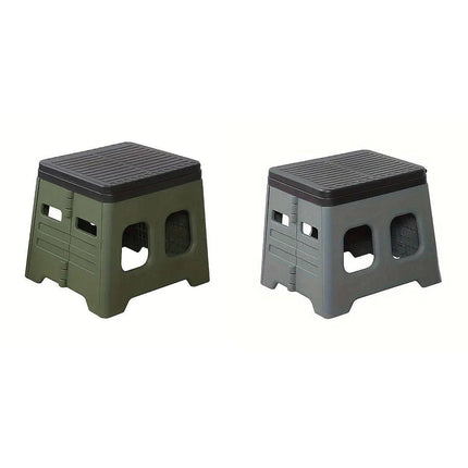 Outdoor Travel Toilet Portable Folding Stool Seat for Camping Hiking and Outdoor - Green