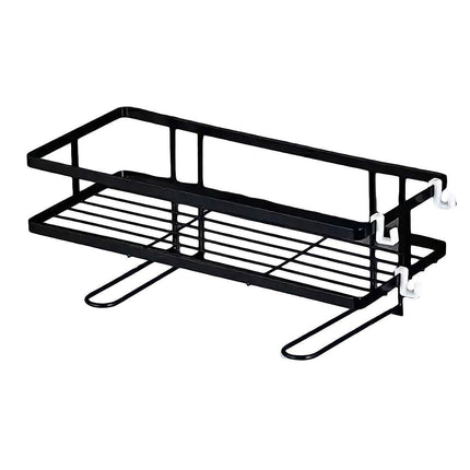 Storage Rack 1Tier Space Saver Over The Toilet Steel Bathroom Shelf Organizer - White