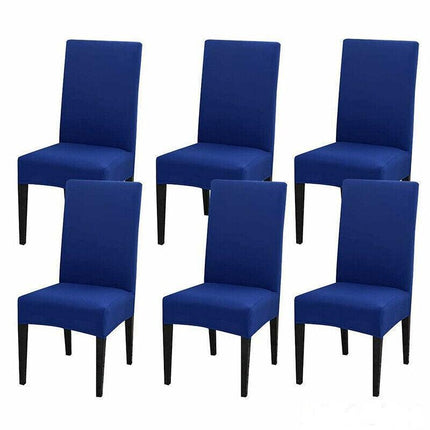 6X Stretch Chair Cover Seat Covers Spandex Washable Banquet Wedding Party Decora - Beige