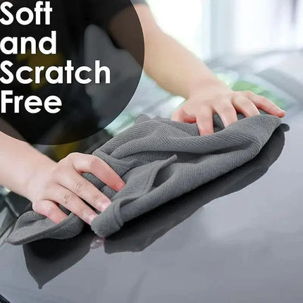 50pcs Microfibre Cleaning Cloths Household Car Dusting Wipes Reusable Soft Towel