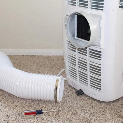 Portable Air Conditioner Exhaust Hose 13/15cm Extendable Vent Pipe PP Steel Wire - 2m x 15cm