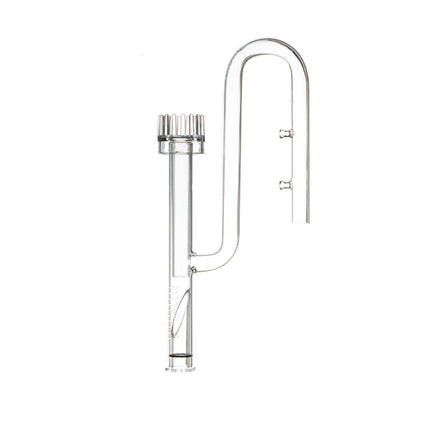 Aquarium Glass Inlet Outlet Pipe Fish Tank Filter Oil Film Remover Plant Holder - Oil removal inlet-12mm