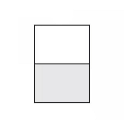 A4 Self Adhesive Sticker Paper Sheet Label Laser Inkjet Print Mailing Address - White Matte4*14-100PCS