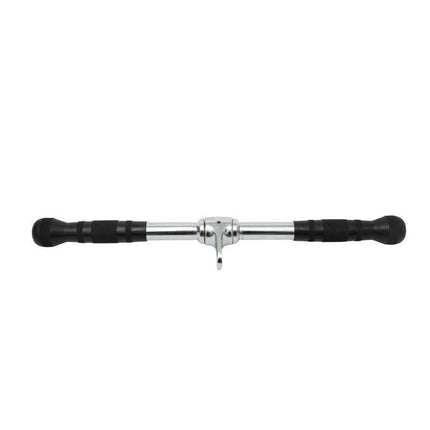 Cable Pulley Attachment Tricep Rope V Grip LAT Pull Down Gym Accessory - Revolving Straight Bar
