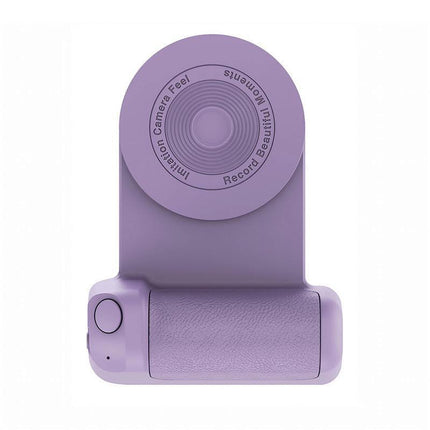Bluetooth Camera Grip Handle for Phone Photography Bracket - Blue