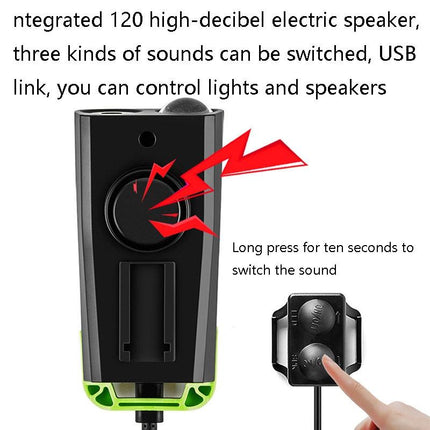 3-In-1 Wireless Bike Light Set Blue Upgrade