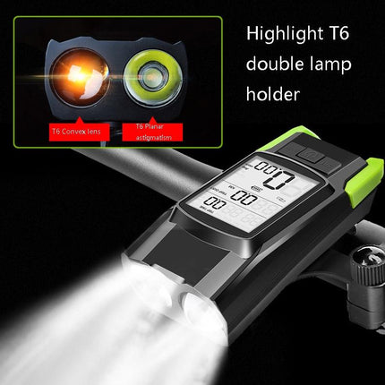 3-In-1 Wireless Bike Light Set Blue Upgrade