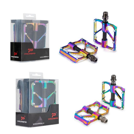 Colourful Aluminum Alloy Bike Pedals With 3 Bearings