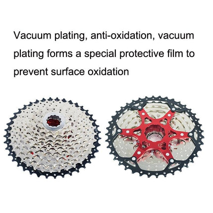 Lightweight 9-Speed 46T Mtb Cassette Flywheel Silver