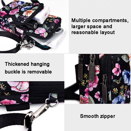 Animal Park Mini Crossbody Phone Wallet With Arm Band - Scenery