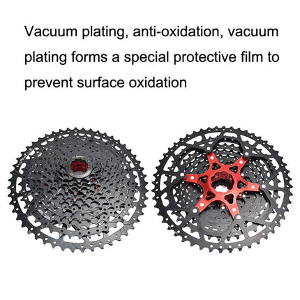 Lightweight 10-Speed 50T Mountain Bike Cassette Black