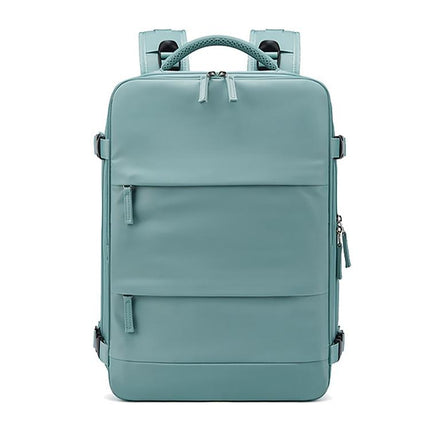Outdoor Travel Laptop Backpack - Army Green - Green