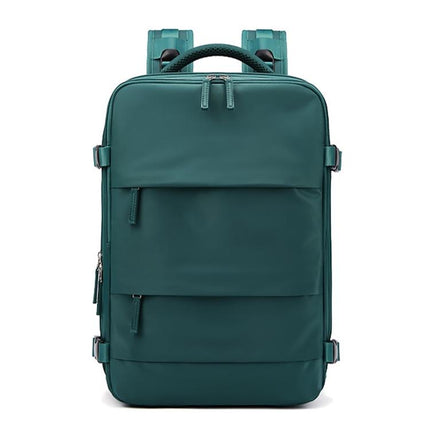 Outdoor Travel Laptop Backpack - Army Green - Green