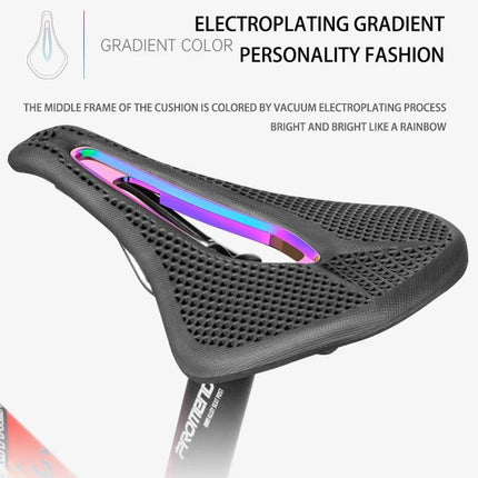 Breathable Honeycomb Saddle M Size Black / Colorful