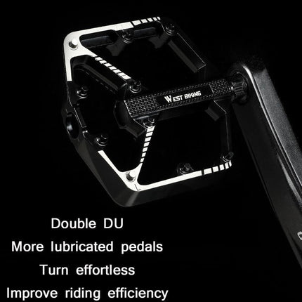 Aluminum Alloy Bike Pedal Black