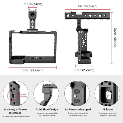 Video Camera Cage With Handle for Sony Alpha 7C