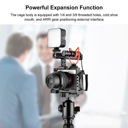 Video Camera Cage With Handle for Sony Alpha 7C