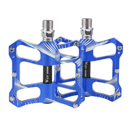 Aluminum Bicycle Pedals Riding Foot Accessories - Red