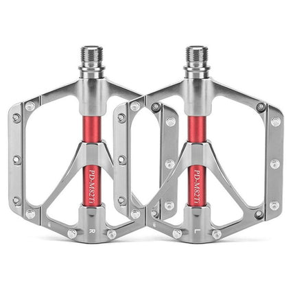 Titanium Alloy 3-Bearing Mountain Bike Pedals - Black