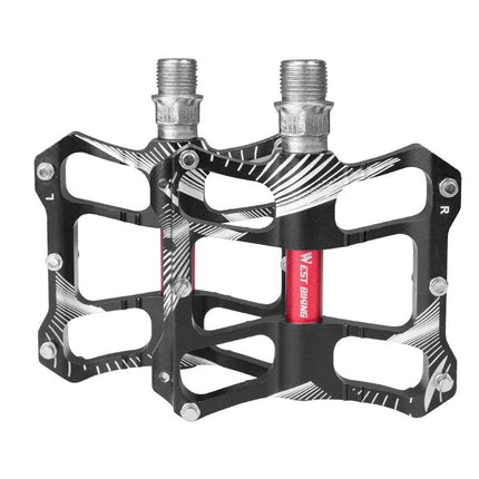 Aluminum Bicycle Pedals Riding Foot Accessories - Blue