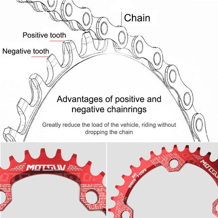 Mtb 104Bcd Narrow Wide Chainring 32T - Purple
