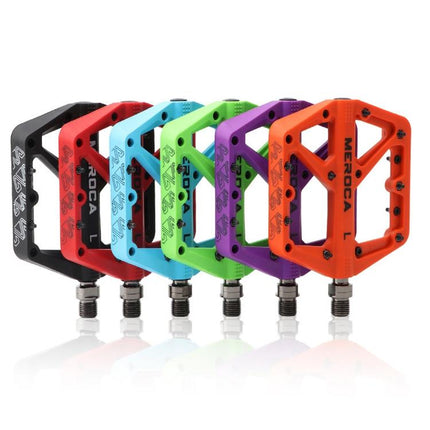 Lightweight Nylon Mountain Bike Pedal - Purple
