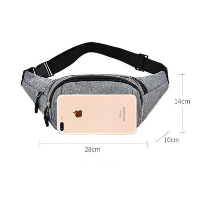 Waterproof Multi Pocket Chest Bag For Sports - Green