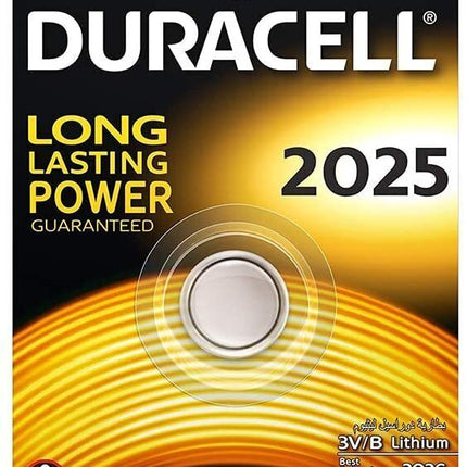 2x Duracell CR2025 Batteries Lithium 3V Battery Security 2025
