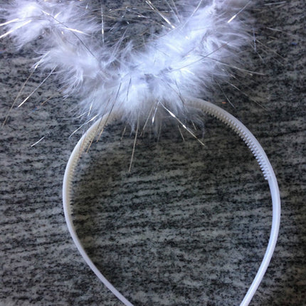 ANGEL HEADBAND Fairy Halo Hair Hoop Costume Dress Up Party Xmas Headpiece