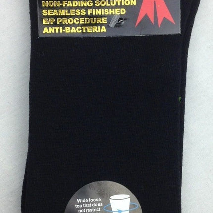 10x Pairs COTTON Rich LOOSE TOP SOCKS Medical Circulation Diabetic Comfort BULK -  -