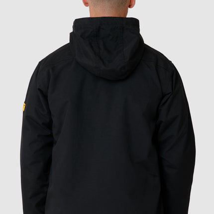 Caterpillar Mens Waterproof Zip Jacket w Hood Chinook CAT Winter Ski in Black - 3XL