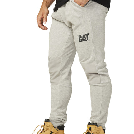 Caterpillar Track Pants Trackies Work Casual Gym Slim Fit w Hem Joggers - Grey - S
