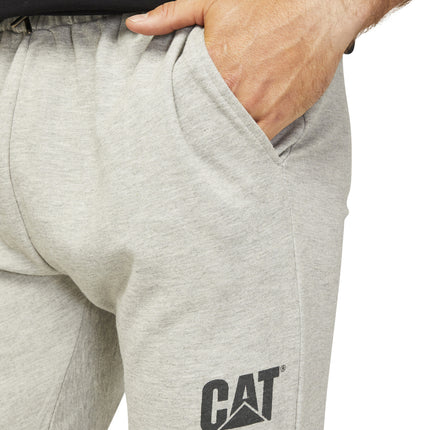 Caterpillar Track Pants Trackies Work Casual Gym Slim Fit w Hem Joggers - Grey - S