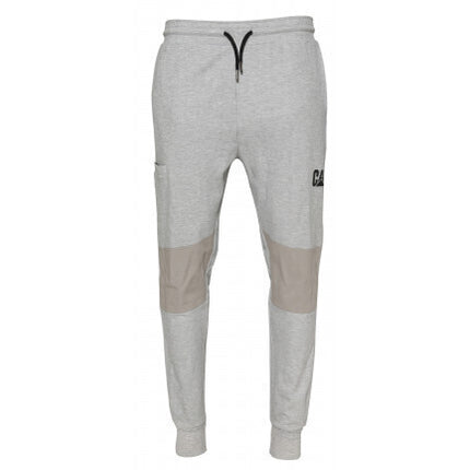 Caterpillar Track Pants Trackies Work Casual Gym Slim Fit w Hem Joggers - Grey - S