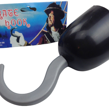 PIRATE HOOK Captain Hand Halloween Fancy Dress Up Costume Swashbuckler