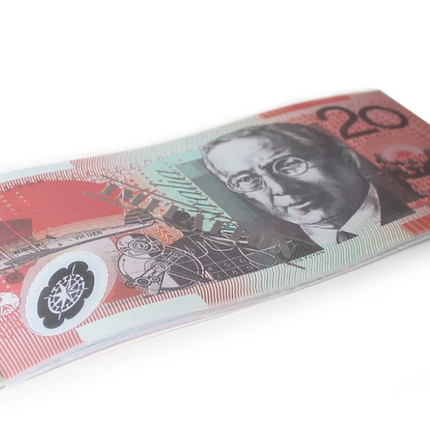 20 Dollar Australian Souvenir Note Pad Fake AUD Money - 1 Pack of 50 Sheets
