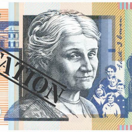 50 Dollar Australian Souvenir Note Pad Fake AUD Money - 1 Pack of 50 Sheets