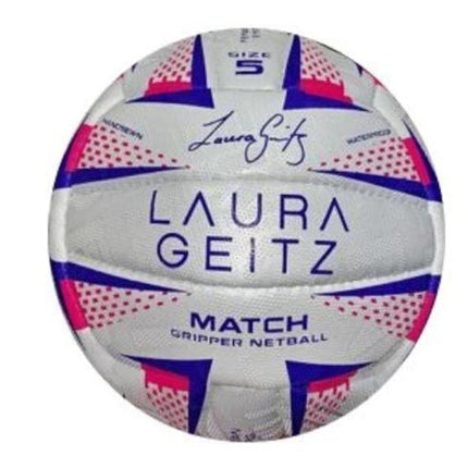 Laura Geitz Match Gripper Netball Hand Sewn Waterproof Official Size 4