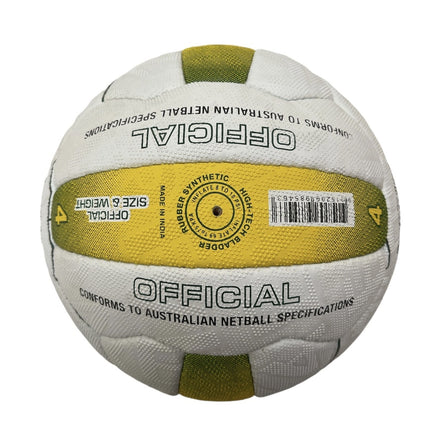 Kim Green Match Gripper Netball Hand Sewn Waterproof Net Ball Official Size 4