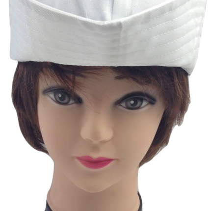 Adult White Sailor Hat Marine Unisex Gob Captain Navy Hen's Night Doughboy Cap