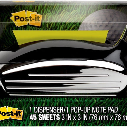 Post-it Pop-up Notes Golf Dispenser, 76x76mm, (GOLF-330) Stationary Notepad