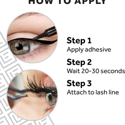 Eylure London 0.7ml Line and Lash Adhesive Eyeliner Black